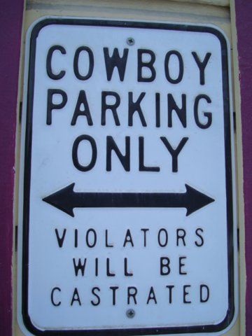 Cowboy Parking